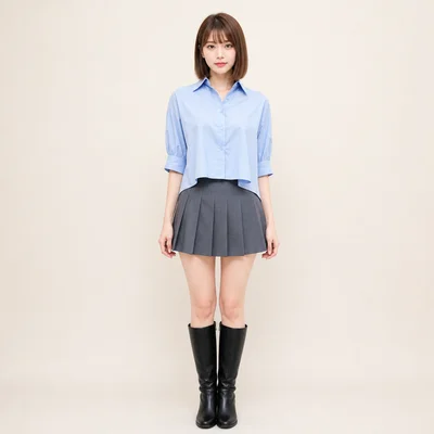 着せ替え前のAIモデル